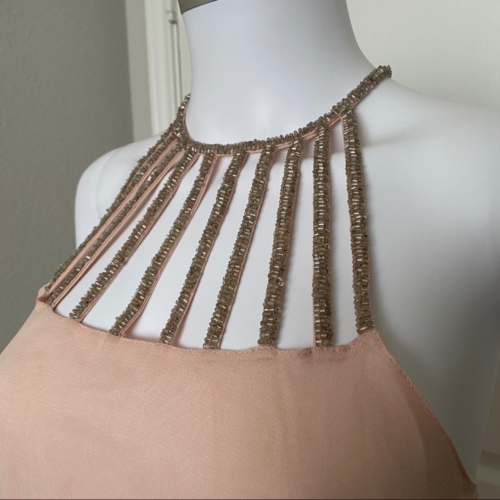 ASOS beaded open back Dress - Picture 3 of 7